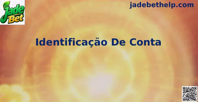 Interface de Identificação De Conta na Jade Bet