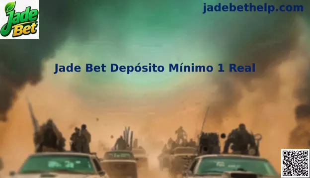 Interface de Depósito Jade Bet de 1 Real com Pix