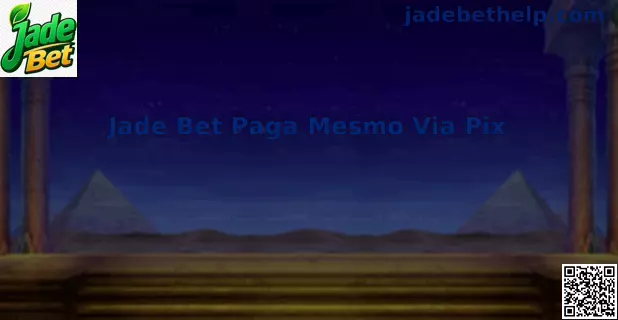 Interface de pagamento Jade Bet Paga Mesmo Via Pix