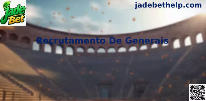 Tela temática de Recrutamento De Generais em um jogo de estratégia